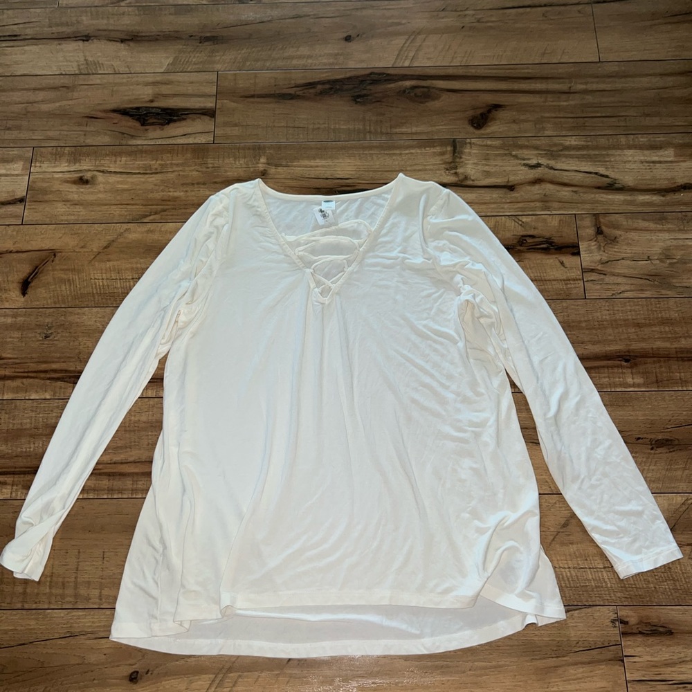 cream old navy top